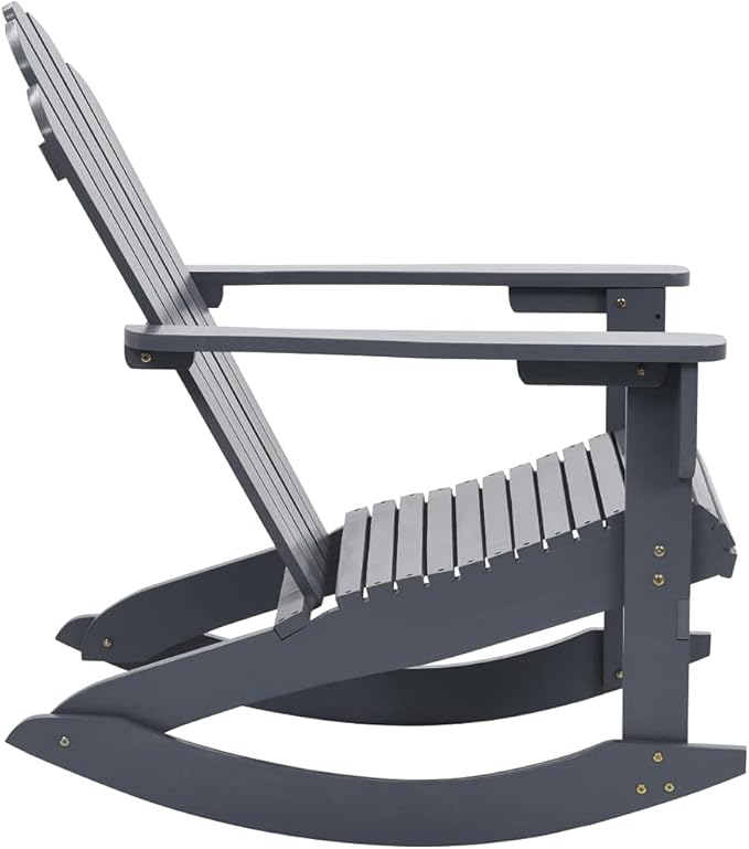(Fast Shipments) Wooden Rocking Chair - Photo 4