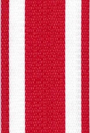 Lawn Chair USA Chair Replacement Lawn Chair Webbing - Webbing for Lawn Chairs. UV-Resistant Straps Made with Durable Polypropylene. Chair Webbing Kit (3" x 50', Red and White Stripe)