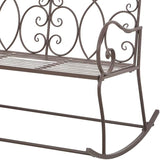 (Fast Delivery) Garden Bench Metal Frame Outdoor Seating Furniture - Photo 6