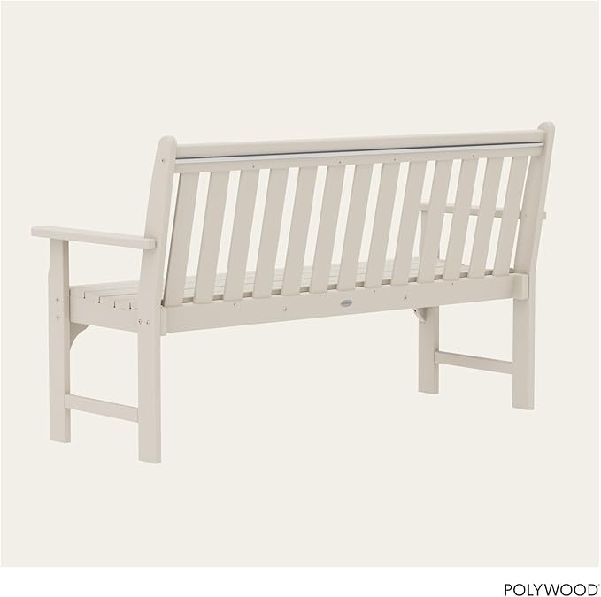 POLYWOOD Vineyard 60-Inch Bench, Sand - Photo 5