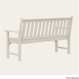 POLYWOOD Vineyard 60-Inch Bench, Sand - Photo 5