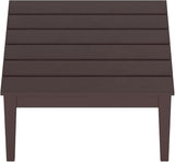 WestinTrends Ashore Outdoor Coffee Table, 32 Inch All Weather Poly Lumber Adirondack Patio Coffee Table Square Low Table - Photo 6