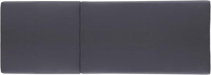 Merax, Dark Gray Outdoor Chaise Lounge Foldable 2-Section Design, Patio Reclining Chair Cushions for Lawn, Pool and Beach, 27.75” W x 76.25” D x 4.00” H
