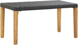(Fast Delivery) Rattan Patio Bench Durable Loveseat Bench, Patio Rattan Two Person Chair Ideal for Indoor, Patio - Photo 1