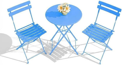 CABIHOME Outdoor Metal Sculpture Garden Chair, Decorative & Functional Resting Seating, Iron Construction, 37.4x7.09x24.8 Inch Outdoor Table and Chair Set for Patio, Garden, Balcony, Yard