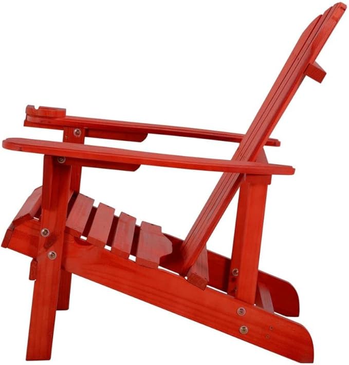 SW2101RD-CHET Set Adirondack Chairs, Red