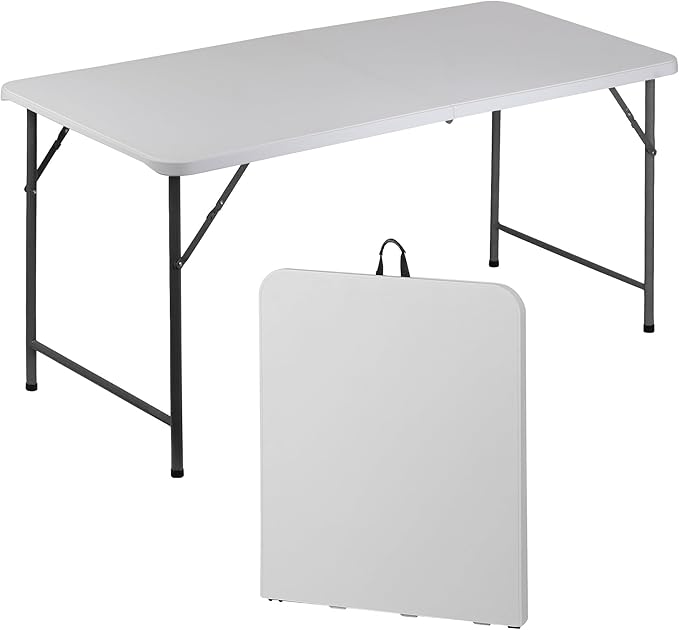 SUPER DEAL Upgraded 6FT Folding Picnic Table for Outdoor - Photo 1