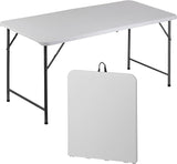 SUPER DEAL Upgraded 6FT Folding Picnic Table for Outdoor - Photo 1