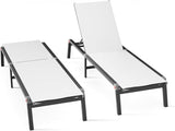 Aluminum Chaise Foldable Patio Lounge Chair Outdoor - Photo 1