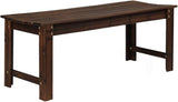 VINGLI Outdoor Wood Bench, 48" Outdoor Bench Patio Wooden Bench Garden Bench Outdoor Backless Bench for Deck Patio - Photo 1