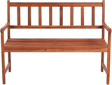 【Lightning Delivery】 Wooden Garden Bench, Outdoor Terrace Double Bench, Suitable for Patio, Lawn - Photo 4