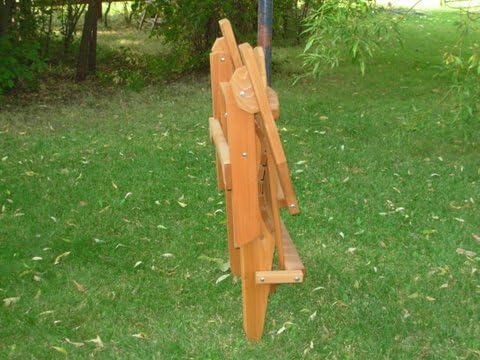 Folding Natural Cedar Adirondack Chair, Amish Crafted