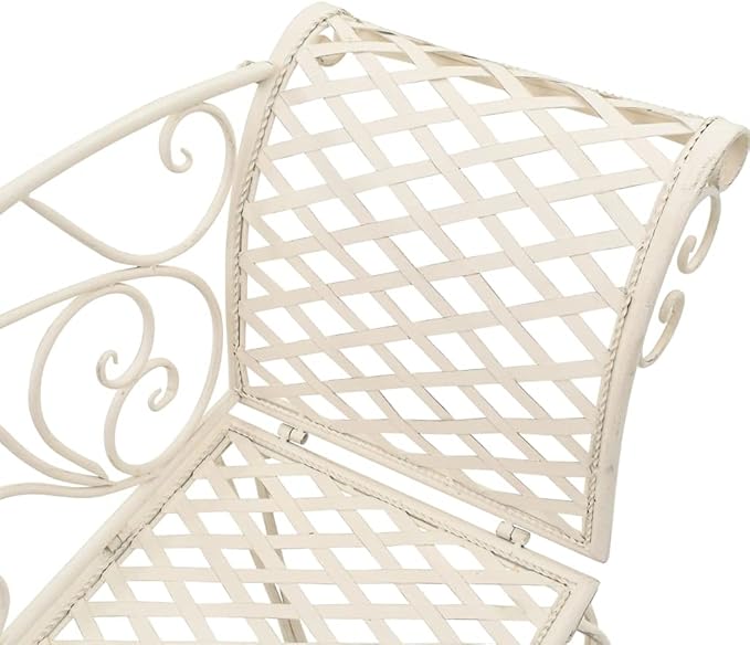 (Fast Delivery) Classic Steel Garden Bench Chair Furniture for Outdoor, Patio, Yard - Photo 5