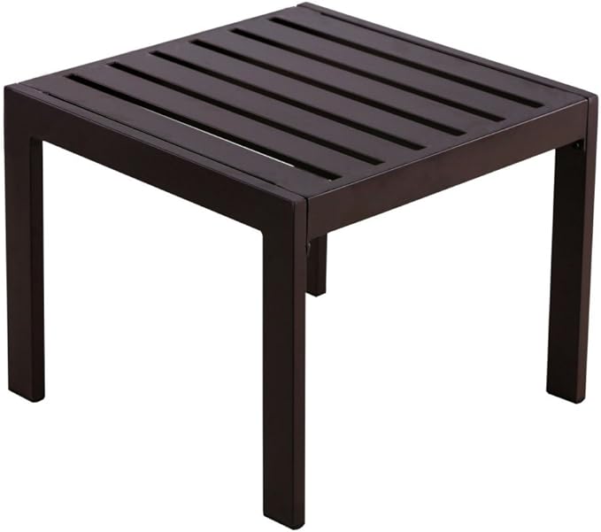 Serta Catalina Modern Outdoor Patio Furniture Collection with Bronze Metal Frame Finish, Side Table, Bronze