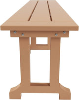 WO WESTIN OUTDOOR HDPE Laguna Trestle 65" Bench,Teak - Photo 4