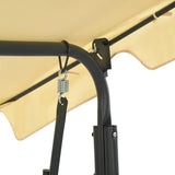 Outdoor Furniture, Accommodating 2 People, with Armrests, Outdoor Swing Bench, Roof with Sunshade, Sturdy Metal Frame - Photo 5