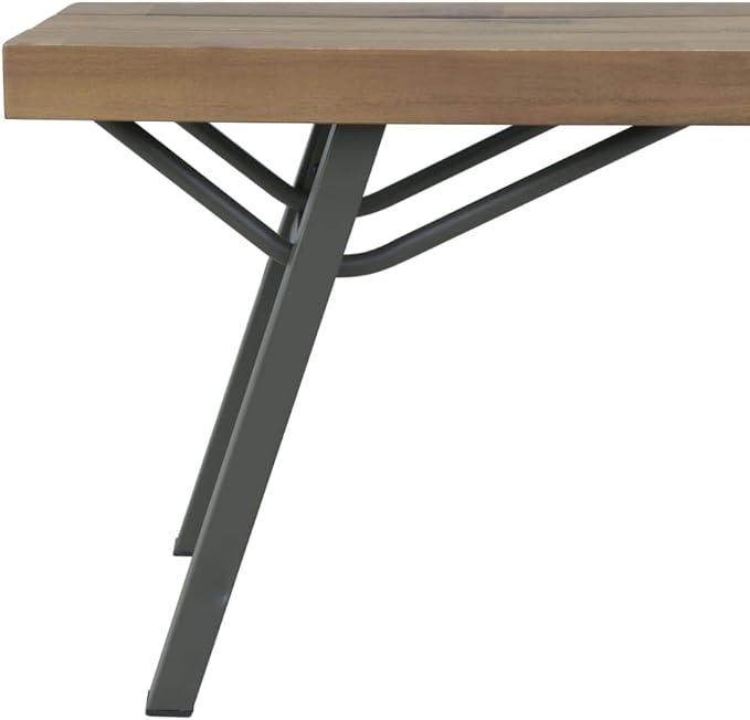Garden Bench for Outdoor, Park, Yard, Patio Chair Backrest, 47.2" Solid Acacia Wood-Fast delivery