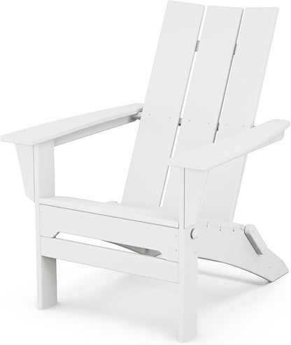 POLYWOOD Modern Folding Adirondack Chair