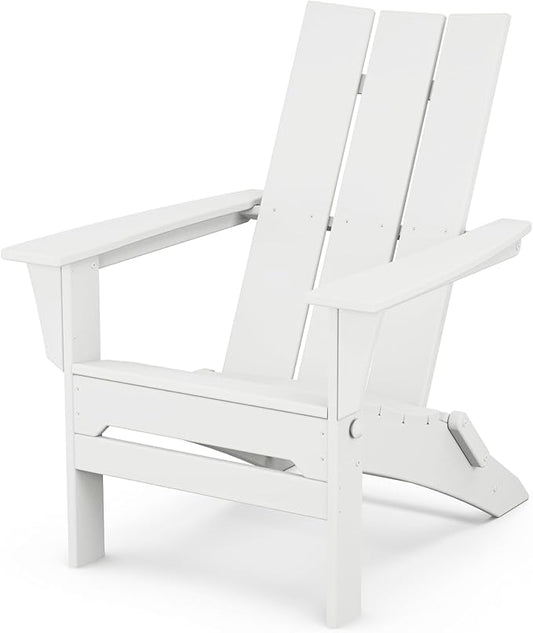 POLYWOOD Modern Folding Adirondack Chair