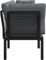 4-Piece Garden Lounge Set, Modular Outdoor Patio Furniture with Weather-Resistant Synthetic Poly Rattan - Photo 4