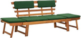 (Fast Shipments) Outdoor Patio Bench Long Rectangular Wooden Dining Picnic Furniture Benches for Backyard, Garden, Lawn - Photo 1