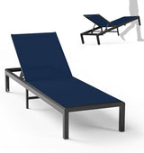 Aluminum Lounge Chairs Outdoor Chaise Furniture - Photo 1