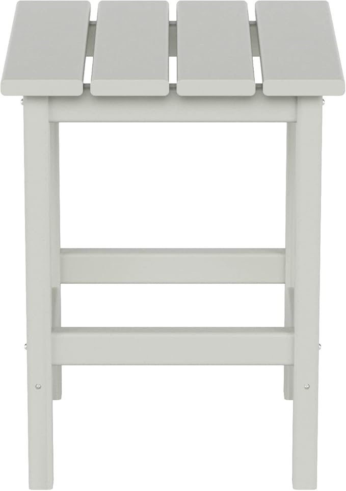 WestinTrends Malibu 3-Pieces Outdoor Table Set, Includes 1 Coffee Table and 2 Side Table, All Weather Poly Lumber Adirondack Patio Furniture Set, Sand