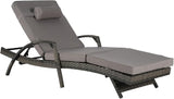 KEIKI Wicker Outdoor Chaise Lounge Chairs Set of 2 for Patio & Pool Side with 5-Level Adjustable Backrest and Cushions - Photo 8