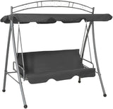 Outdoor Convertible Swing Bench with Adjustable Canopy, 2-Person Porch Swing Bed - Photo 1