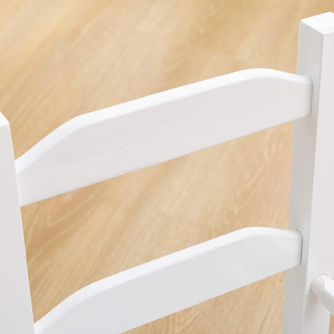 Toddler Rocking Chair Kids Child Wooden Small Baby Comfy Rocker Chairs Furniture for Nursery Bedroom Livingroom Outdoor Reading Room, Ages 3-6, White