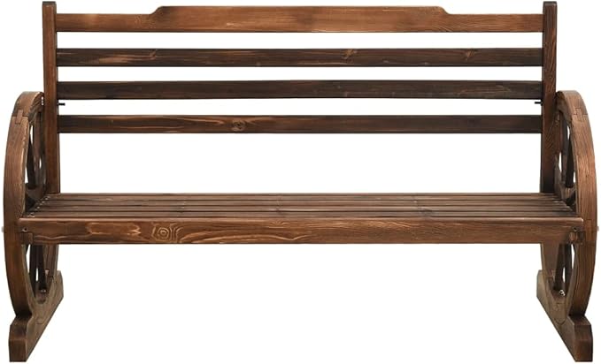 Garden Bench Deck Bench Patio Bench 44" Solid Firwood