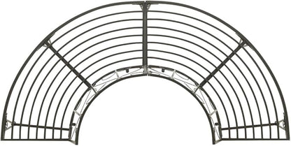 Garden Bench Deck Bench Patio Half Round Tree Bench 63" Steel