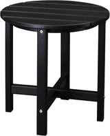 Vasitelan Patio Adirondack Side Table, Double Outdoor Side Table, Poly Lumber end Table, Weather Resistant for Indoor - Photo 1