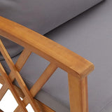 Patio Bench with Cushions, Outdoor Bench, Garden Bench, Balcony Bench, Outdoor Furniture, Picnic Table Bench - Photo 6