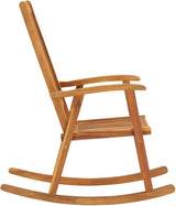 vidaXL Rocking Chair - Indoor/Outdoor Furniture with Cushions, Durable Solid Acacia Wood Construction - Photo 7