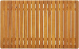 Garden Coffee Table Golden Brown Solid Acacia Wood Outdoor Furniture with Slatted Top Durable Construction for Patio - Photo 7