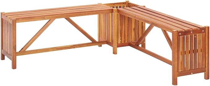 (Fast Delivery) Garden Bench, Outdoor Furniture, Solid Wood, for Porch, Pool, Garden, Lawn, Balcony, Backyard - Photo 1