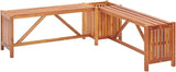 (Fast Delivery) Garden Bench, Outdoor Furniture, Solid Wood, for Porch, Pool, Garden, Lawn, Balcony, Backyard - Photo 1