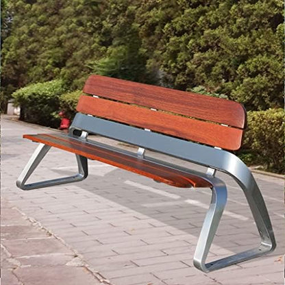 Outdoor Garden Bench - Metal Cast Iron Leisure Seating for Terrace, Park & Beach - Creative Home Decor for Outdoor Spaces - Durable & Stylish Bench