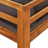 Sun Lounger with 1 Armrest, Lounge Chair Wooden, Sun Chair, Long Chairs for Outside, Pool Chaise Lounge Chair - Photo 8