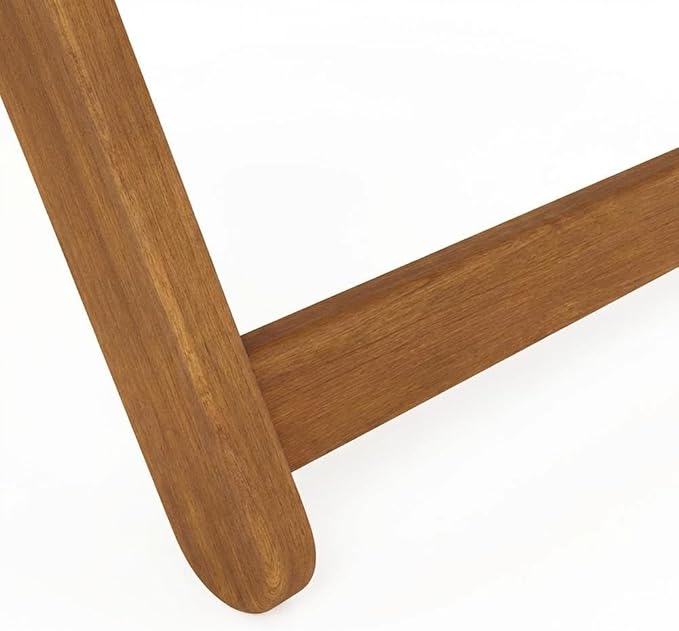 Brown Hardwood Folding Coffee Table, Outdoor Bistro Space, Compact, Durable, Stylish Patio Furniture, Versatile - Photo 7
