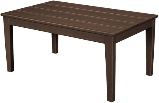 POLYWOOD® Newport 22" x 36" Coffee Table, Mahogany