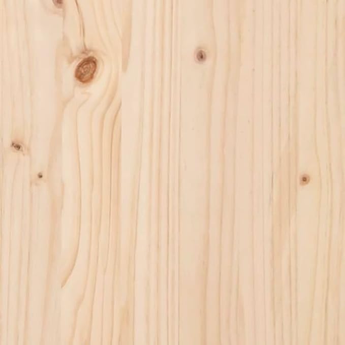 Brown Solid Pine Wood Compact Garden Bench with Gabion Design for Outdoor Seating and Rustic Charm, 32.7 Inches Long and 17.3 Inches Wide, Supports 242.5 lbs