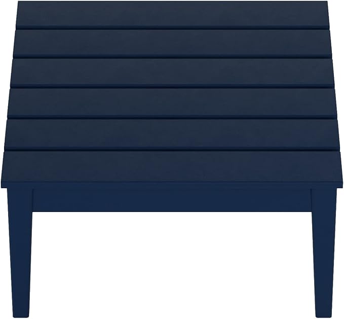 WestinTrends Ashore Outdoor Coffee Table, 32 Inch All Weather Poly Lumber Adirondack Patio Coffee Table Square Low Table - Photo 5