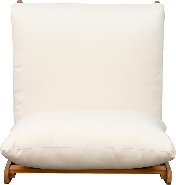 Christopher Knight Home Poppy Outdoor Club Chair with Water Resistant, Acacia Wood Lounge Chair Outdoor - Photo 8