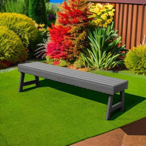 Highwood Weatherly Backless Bench, 5-Feet, Coastal Teak