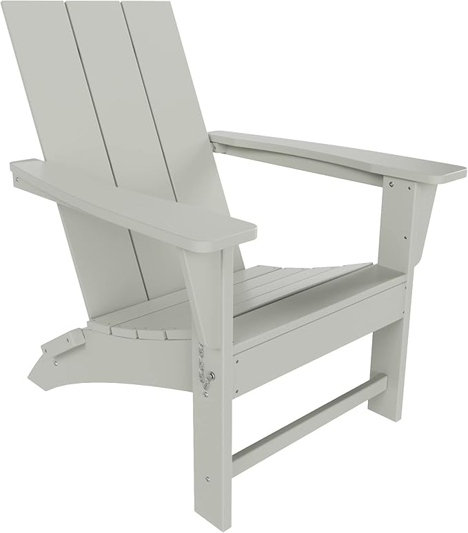 Costaelm Folding Adirondack Chairs, Outdoor Patio Adjustable Lawn Chairs - Photo 7