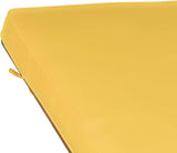 SAFAVIEH Outdoor Collection Newport Natural/ Yellow Cushion Built-in Side Table Adjustable Chaise Lounge Chair - Photo 6