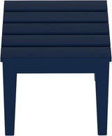 WestinTrends Ashore Outdoor Patio Modern Adirondack Side Table, Navy Blue - Photo 6