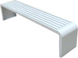 Metal Outdoor Garden Bench, Backless Bench for Park, Backless Couch, Furniture Seating, Patio Bench Chair, 2-3 People - Photo 1